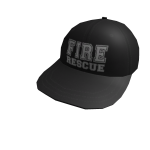 Fire & Rescue Hat - Black