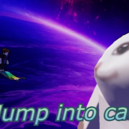 Jump into cat