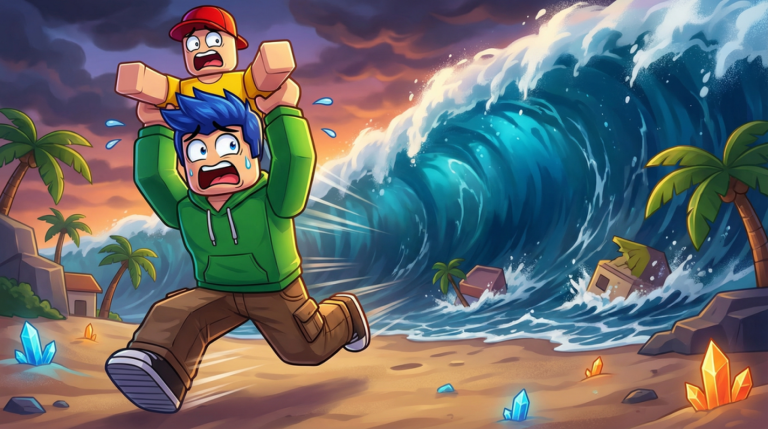 Escape Tsunami For Friends! screenshot 2