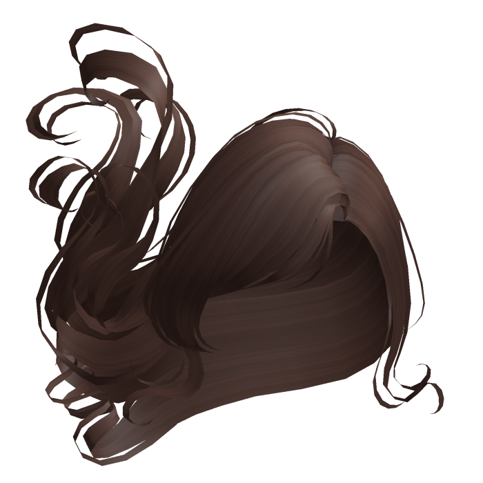 floating magical angel hair in brown