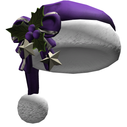 Santa Holiday Hat (Purple)