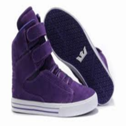 Purple supra tk society purple + Suede + Roblox decal