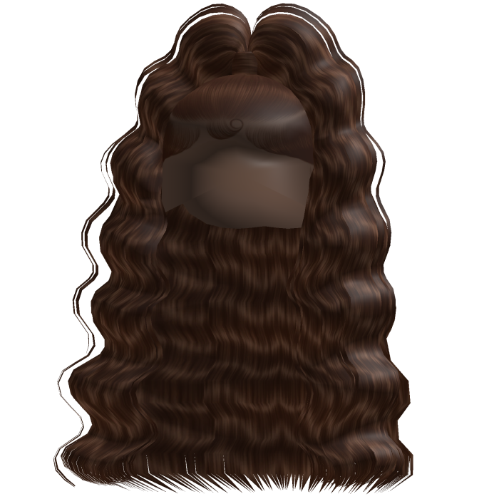 Baddie Crimped Half Up (Brown)