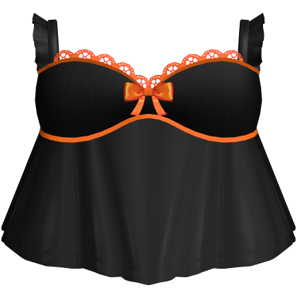 Halloween Coquette Lace Bow Babydoll Dress