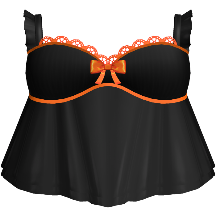 Halloween Coquette Lace Bow Babydoll Dress