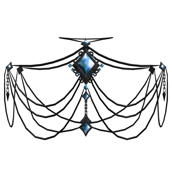 Blue Gemstone Gothic Chain 3.0