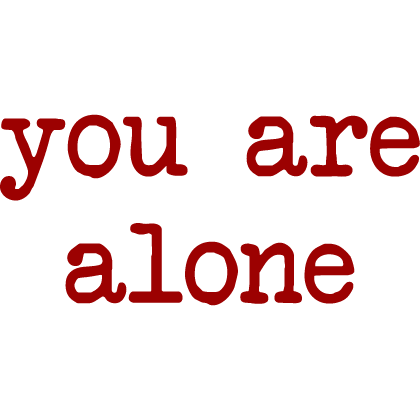 you are alone weirdcore horror surreal thought