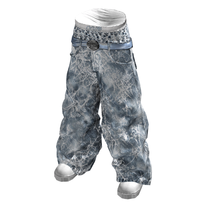 Saggy Skull Boxer Jeans