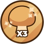 3x Mushrooms