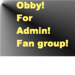 Obby For Admin's Fan Group!