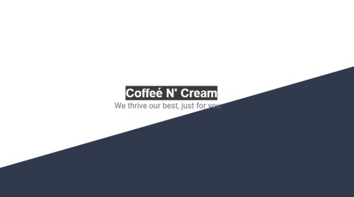Coffeé N' Cream Café