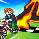 Escape the Lava on Bike