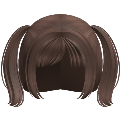 ♡ soft moe cutie pigtails in brown