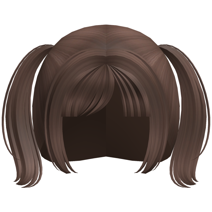 ♡ soft moe cutie pigtails in brown