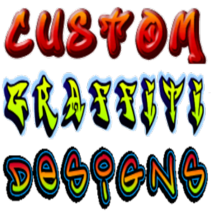 Custom Graffiti Designs group logo Roblox decal