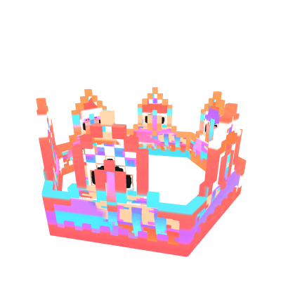 [ADD-ON] Glitched 8-Bit Crown Add-on - Desert