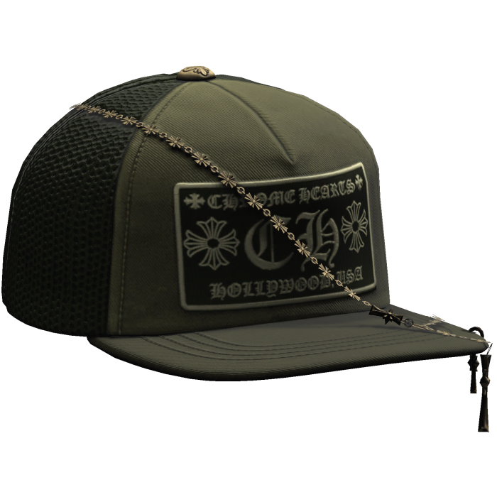 Green Designer Tilted Cap