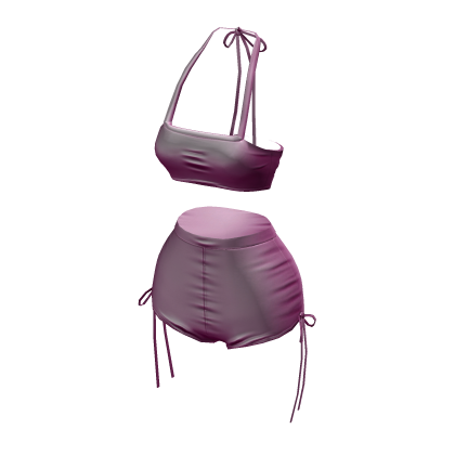 BB Pink Cute Summer Beach Bikini Swimsuit