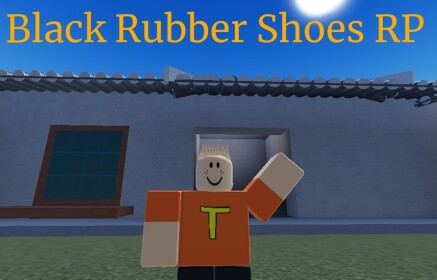 Black Rubber Shoes RP
