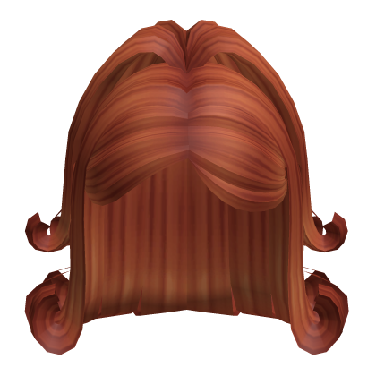 Y2K Curled Bob (Ginger) Roblox item