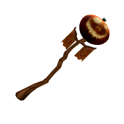 Roblox Item Haunted Pumpkin Staff