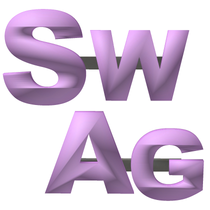 cute alt swag hairclip in purple Roblox item