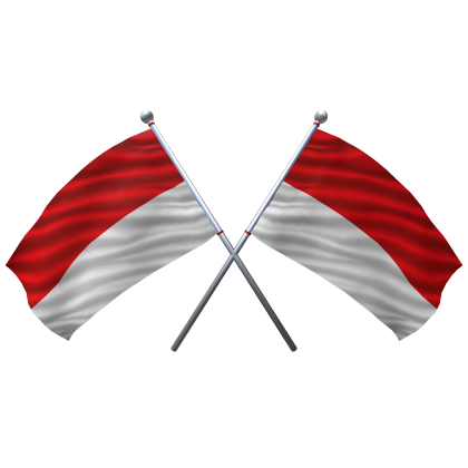 🇮🇩 Indonesia Shoulder Double Flag