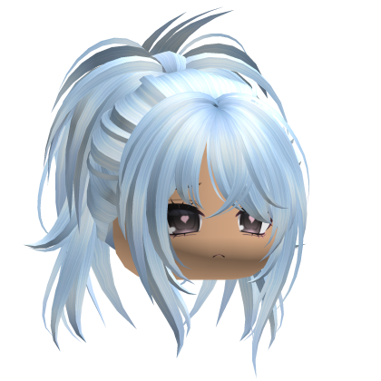 Cute Y2K Igari Short Pony w/ Face (Blue) Roblox item