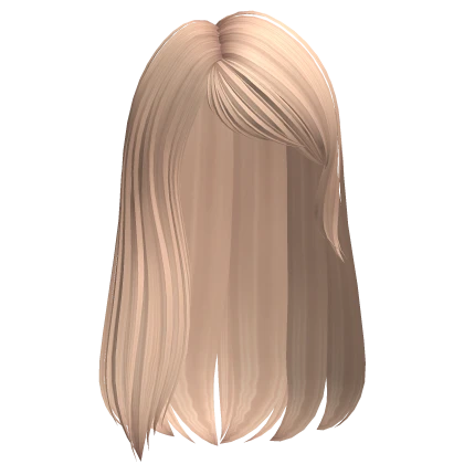 Roblox hair preview for Long Emo Slicked Side Parted Hair (Blonde)