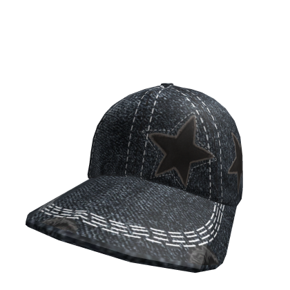 Black Star Vintage Cap  Roblox item