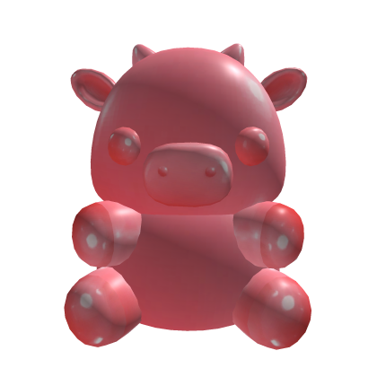 Red Gummy Cow Shoulder Pet