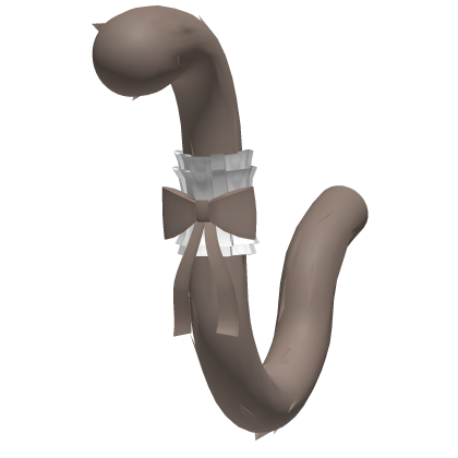 ♡ : cute baby kitty maid tail in brown