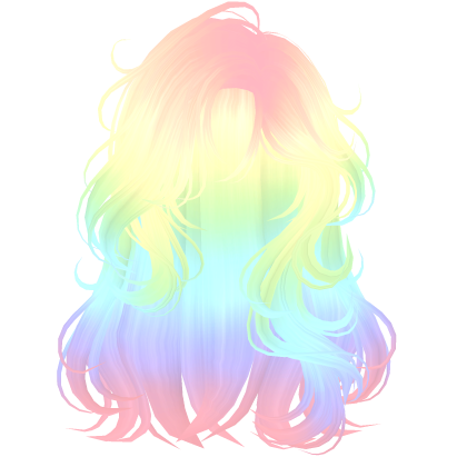 Lucious Elegant Princess Waves Rainbow
