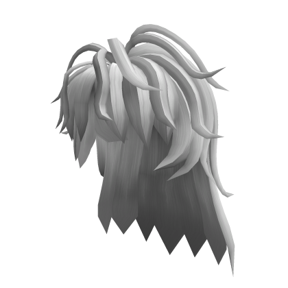 White Girl Long Wolfcut Hair Roblox item