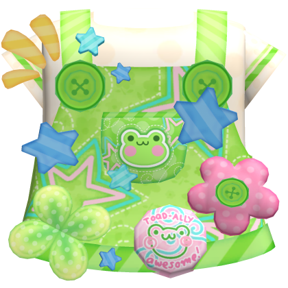 Cute Kawaii Clover Frog Shirt ☘️🐸 Roblox item