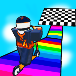 Obby Race But You're On A Scooter