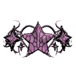 Light Pink Butterfly Star Cyber Sigil Crown