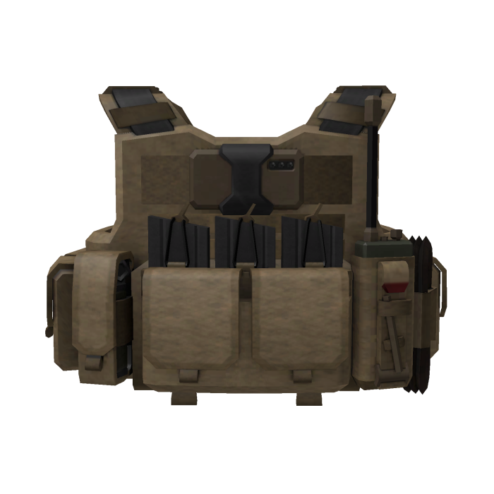Tan Heavy Tactical Pouch Vest