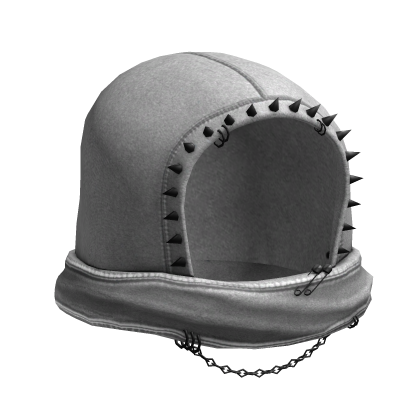 White Spiked Grunge Cowl Roblox item