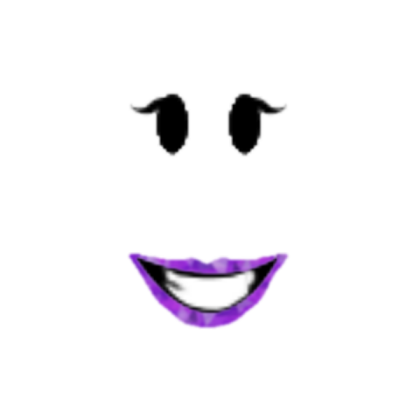 Purple Sparkle Time Girl Face Roblox decal