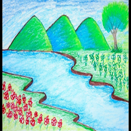 Drawn Scenery Roblox decal
