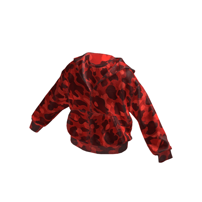 Orange Camo Hoodie