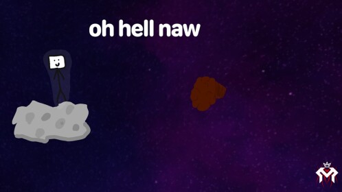 Cart ride into black hole