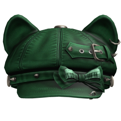 Kawaii Kitten Beret (Green) Roblox item