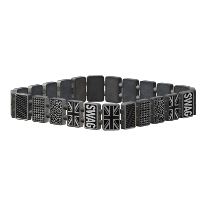 ⚝ y2k vkei emo tile bracelet [R6]