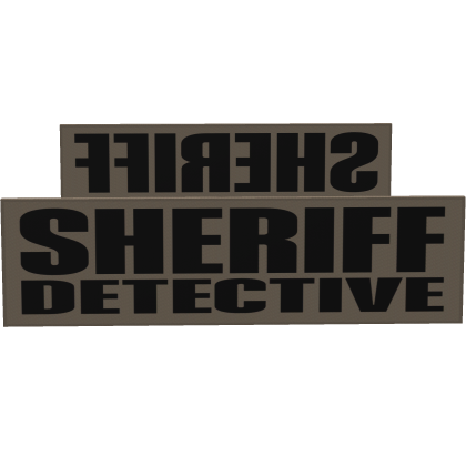 T/B Sheriff Detective Patches (LBV)