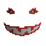 Red Pixel Face