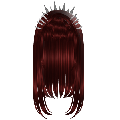 spines halloween punk skeleton hair [red]