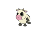 Pastel Rainbow Cows!
