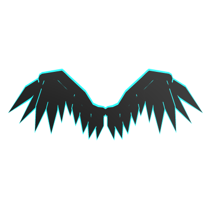 Blue Cartoony Wings